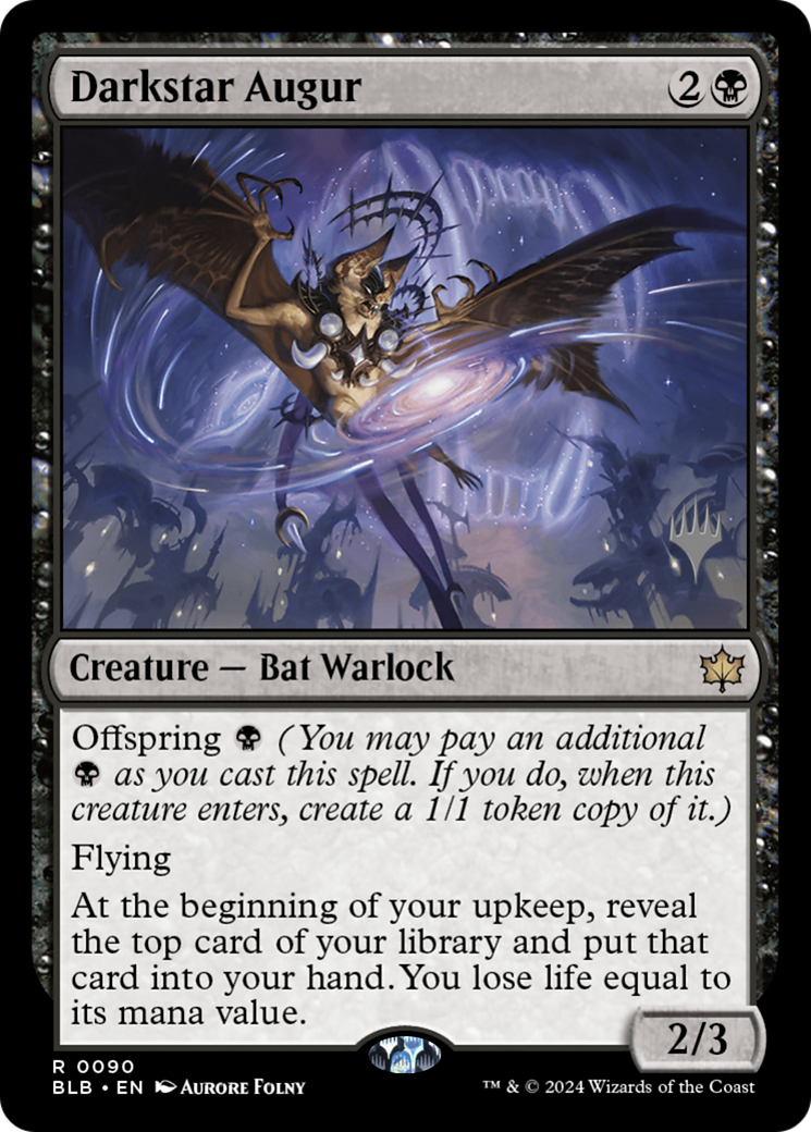 Darkstar Augur (PPBLB-90P) - Bloomburrow Promos Foil