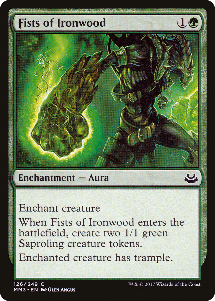Fists of Ironwood (MM3-126) - Modern Masters 2017 Foil