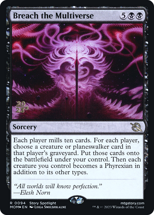 Breach the Multiverse (PRE-94S) - March of the Machine Promos Foil