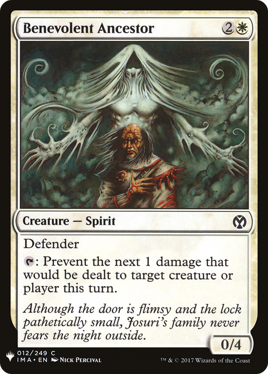 Benevolent Ancestor (LIST-IMA-12) - The List