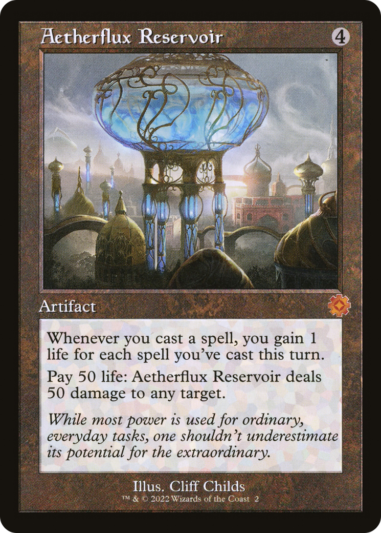 Aetherflux Reservoir (BRR-002) - The Brothers' War Retro Artifacts