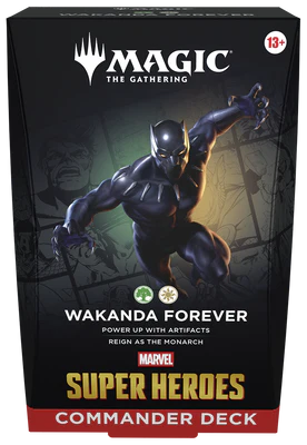 MTG MARVEL SUPER HEROES COMMANDER DECK - WAKANDA FOREVER - PRE-ORDER
