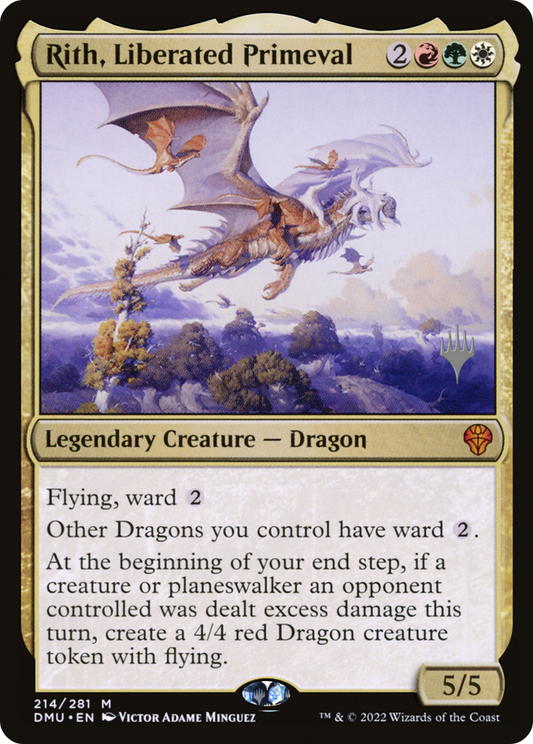 Rith, Liberated Primeval (PPDMU-214P) - Dominaria United Promos