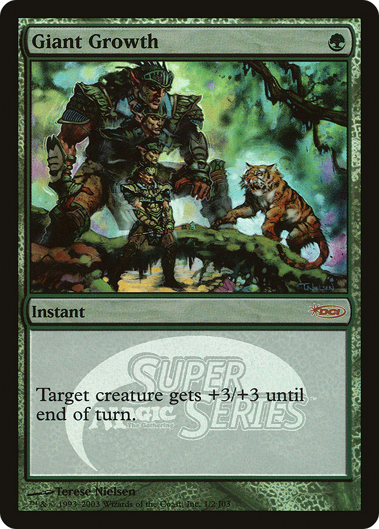 Giant Growth (JSS-008) - Junior Super Series Foil