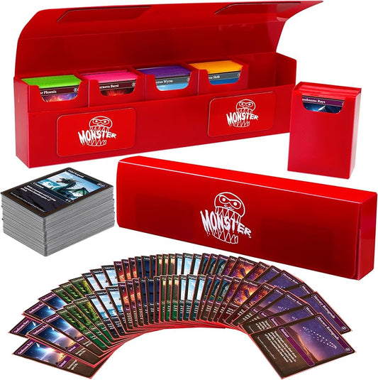 DECK BOX HYDRA MONSTER MATTE RED