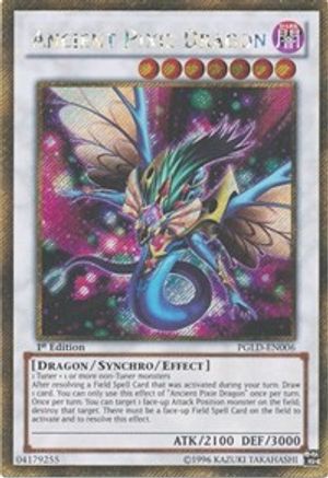 Ancient Pixie Dragon (PGLD-EN006) - Premium Gold 1st Edition