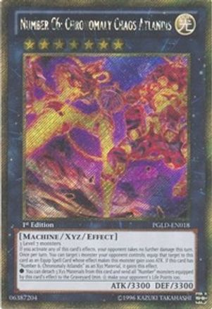 Number C6: Chronomaly Chaos Atlandis (PGLD-EN018) - Premium Gold 1st Edition