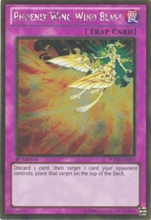 Phoenix Wing Wind Blast (PGLD-EN070) - Premium Gold 1st Edition