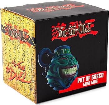 YU-GI-OH! POT OF GREED SCULPTED CERAMIC MINI MUG