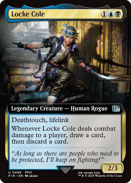 Locke Cole (Extended Art) (FIN-499) - FINAL FANTASY Foil