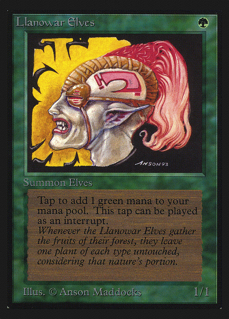 Llanowar Elves (IED-211) - Intl. Collectors' Edition