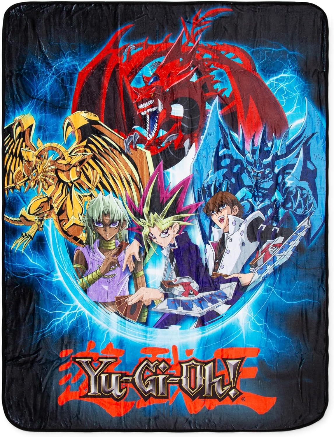 YU-GI-OH! MONSTER SPIRITS FLEECE THROW BLANKET 45X60 INCHES
