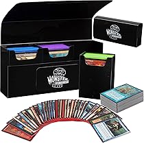 DECK BOX TRIPLE MONSTER MATTE BLACK