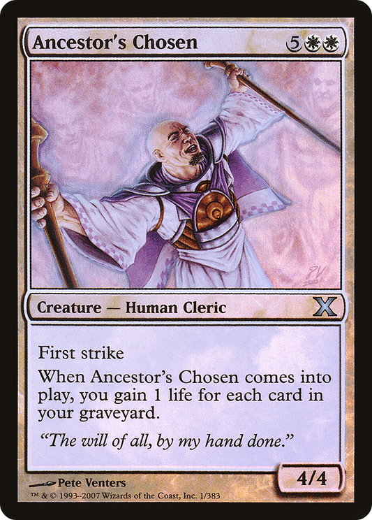 Ancestor's Chosen (10E-01★) - Tenth Edition Foil