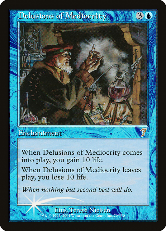 Delusions of Mediocrity (7ED-70★) - Seventh Edition Foil