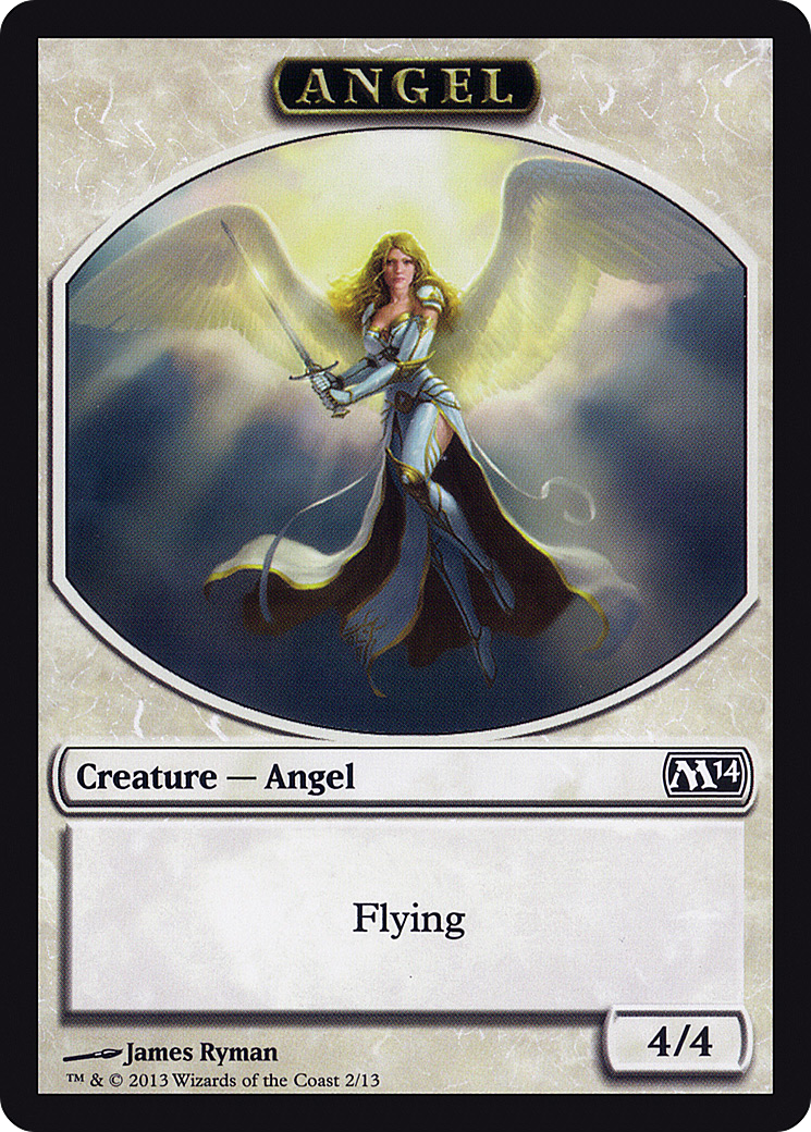Angel (M14-002) - Magic 2014 Tokens