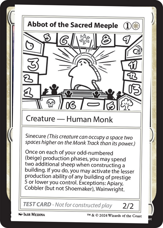 Abbot of the Sacred Meeple (MB2PC-271) - Mystery Booster 2