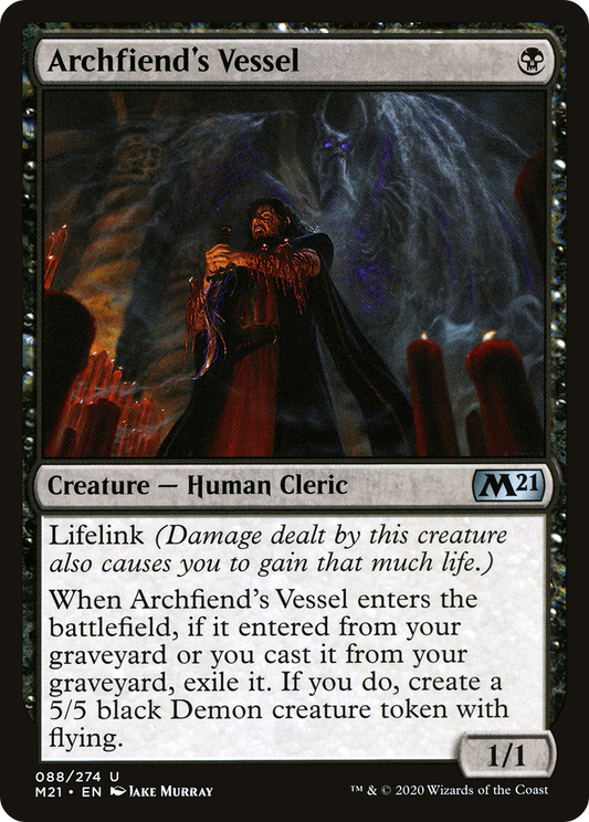 Archfiend's Vessel (M21-088) - Core Set 2021 Foil