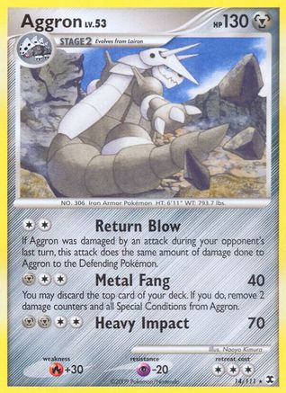 Aggron 014  Rising Rivals - Rare