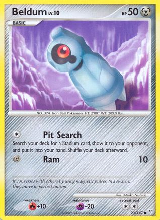 Beldum 090  - Reverse Holofoil Supreme Victors - Common