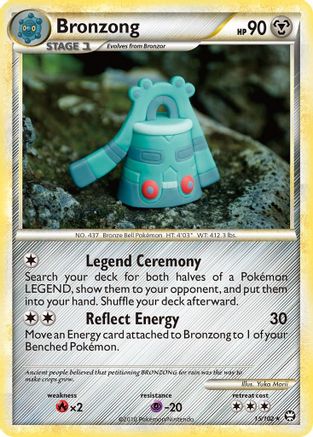 Bronzong 015  - Reverse Holofoil Triumphant - Rare