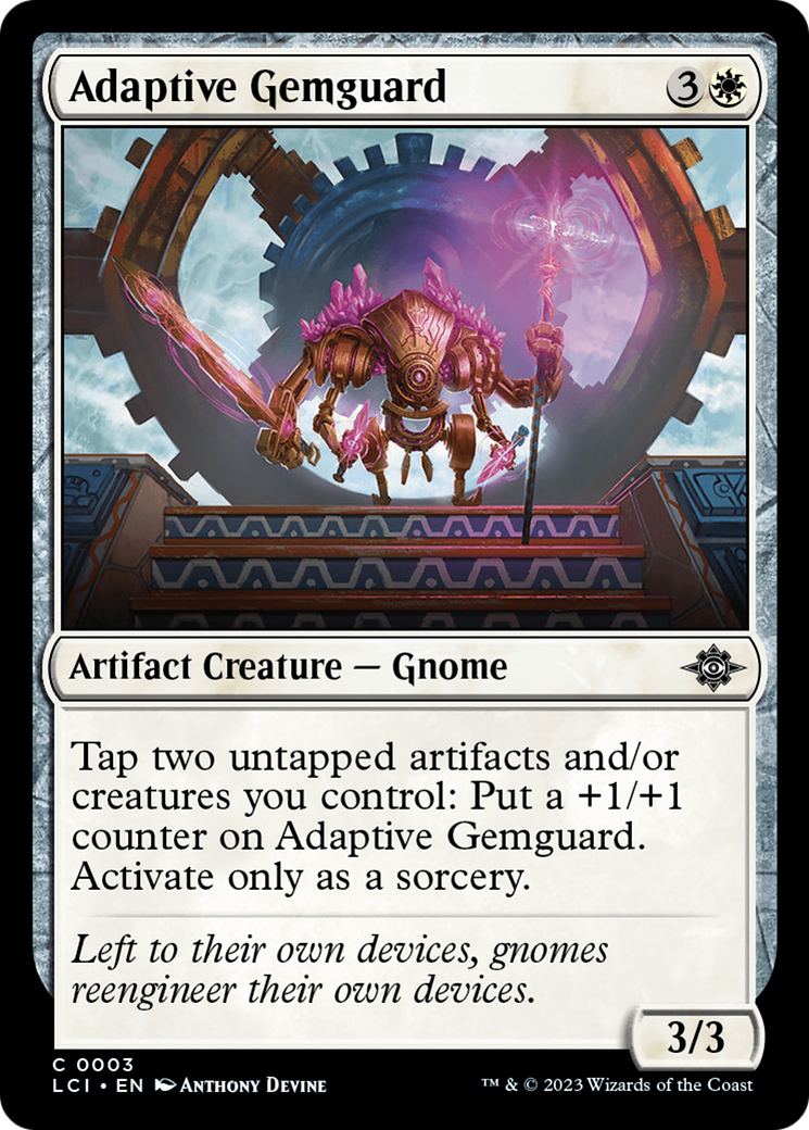 Adaptive Gemguard (LCI-003) - The Lost Caverns of Ixalan