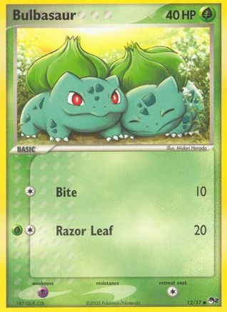 Bulbasaur 012/17  POP Series 2 - Common