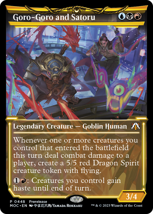 Goro-Goro and Satoru (PRE-448) - March of the Machine Commander: (Showcase)