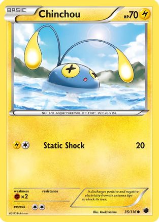 Chinchou 035  Plasma Freeze - Common