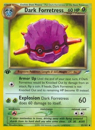 Dark Forretress 035/105  - Unlimited Neo Destiny - Uncommon