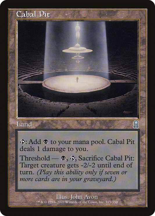 Cabal Pit (ODY-315) - Odyssey