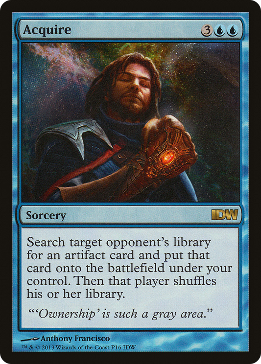 Acquire (MEDIA-016) - IDW Comics Inserts