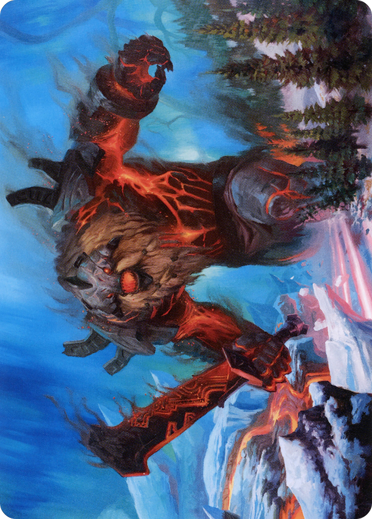 Quakebringer // Quakebringer (AKHM-037) - Kaldheim Art Series (Borderless) Foil