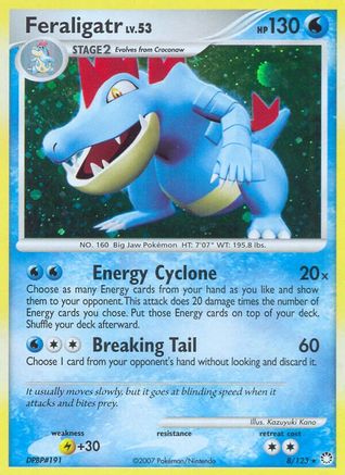 Feraligatr 008/123  - Holofoil Mysterious Treasures - Holo Rare