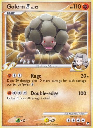 Golem E4 023  Rising Rivals - Rare