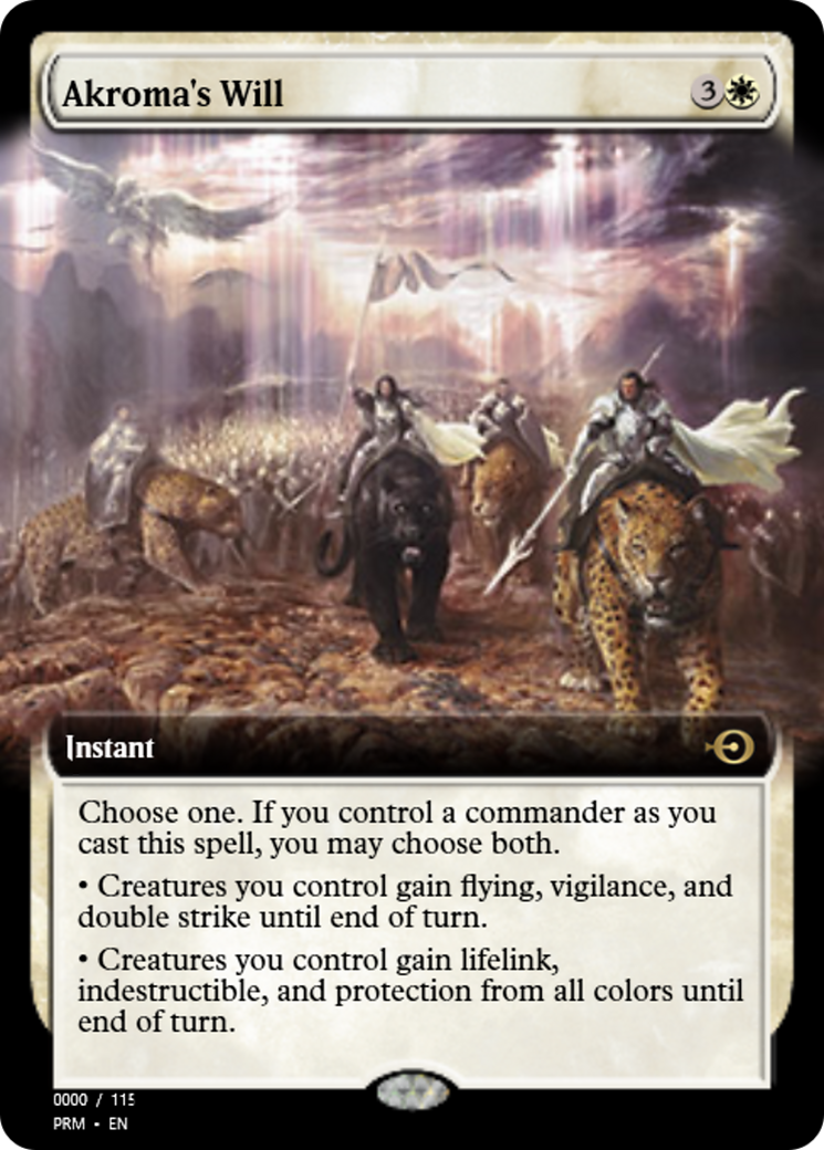 Akroma's Will (PRM-86052) - Magic Online Promos