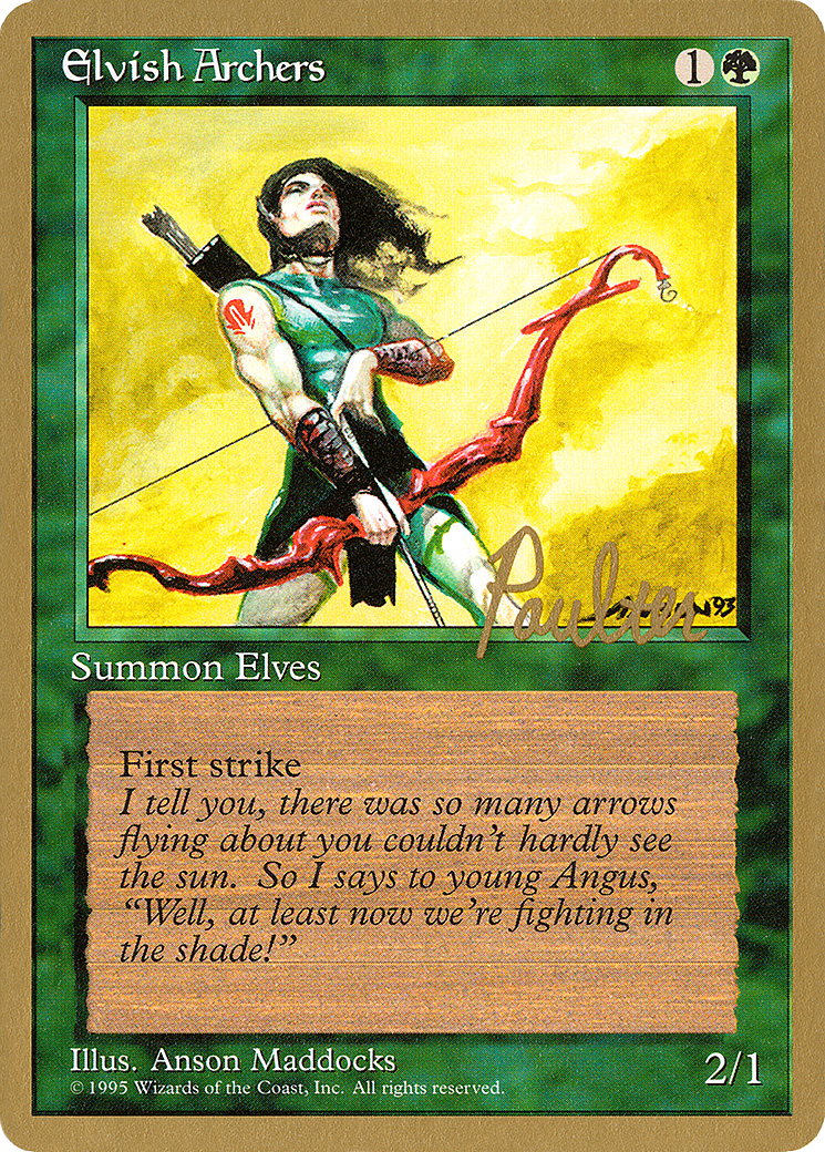 Elvish Archers (WCD-PP243) - Pro Tour Collector Set