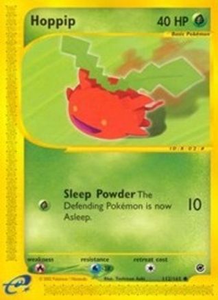 Hoppip 112/165  - Reverse Holofoil Expedition - Common