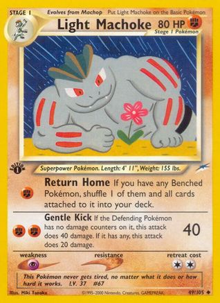 Light Machoke 049/105  - Unlimited Neo Destiny - Uncommon