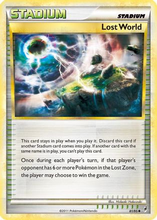 Lost World 081  - Reverse Holofoil Call of Legends - Uncommon