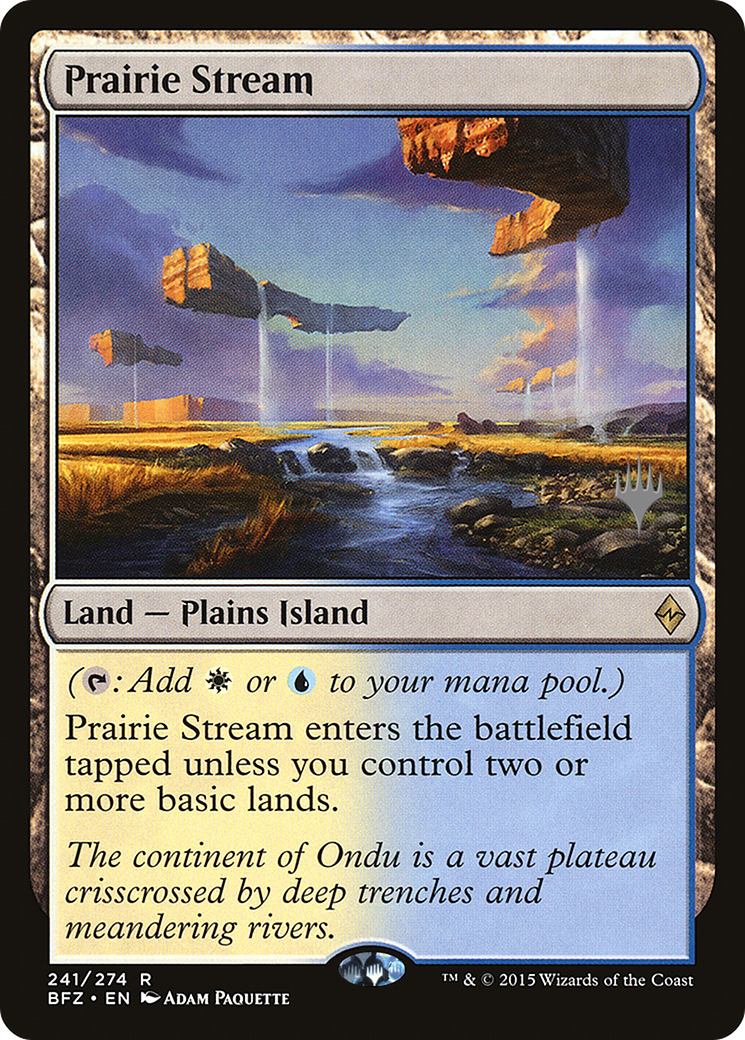 Prairie Stream (PPKHM-241P) - Battle for Zendikar Promos Foil