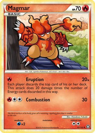 Magmar 042  Triumphant - Uncommon