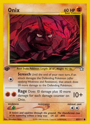 Onix 069/111  - Unlimited Neo Genesis - Common