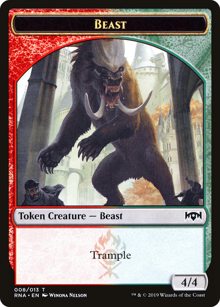Beast (RNA-008) - Ravnica Allegiance Tokens