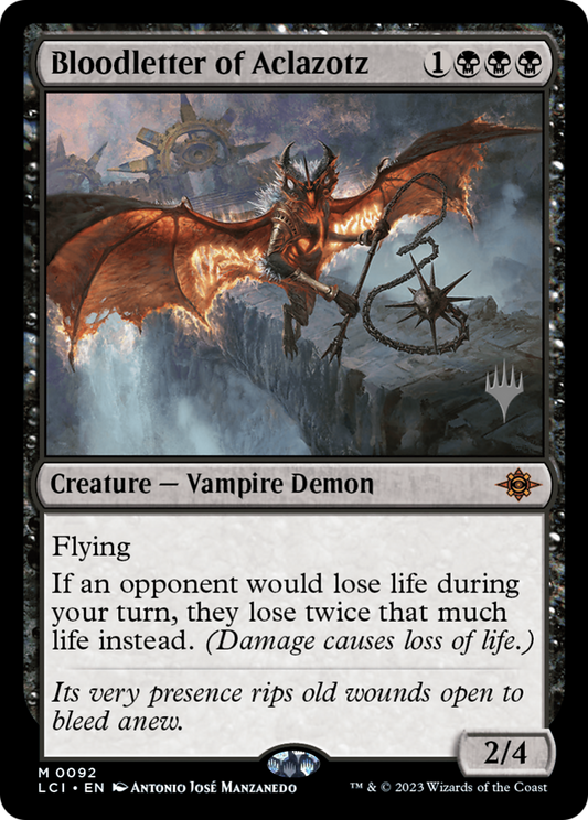 Bloodletter of Aclazotz (PPLCI-92P) - The Lost Caverns of Ixalan Promos