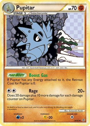 Pupitar (38) 038  Unleashed - Uncommon