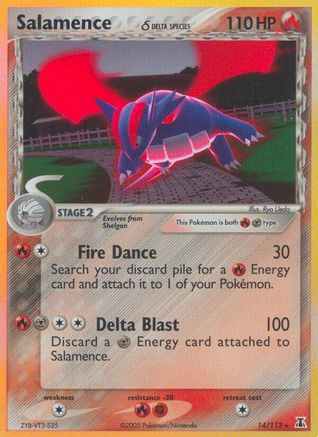 Salamence (Delta Species) 014/113  - Holofoil Delta Species - Holo Rare