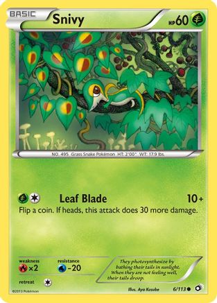 Snivy 006/113  Legendary Treasures - Common