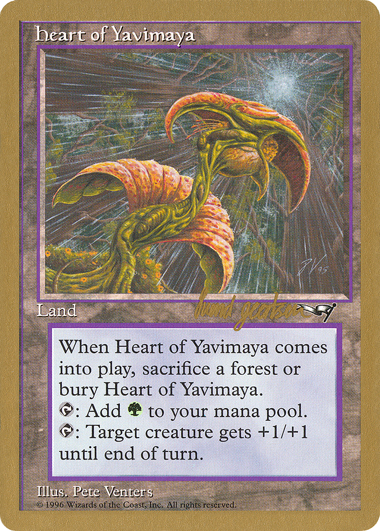 Heart of Yavimaya (WCD-SG138) - World Championship Decks 1997