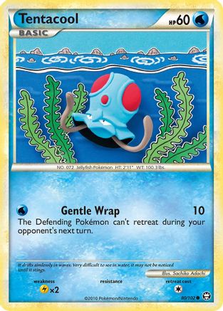 Tentacool 080/102  Triumphant - Common